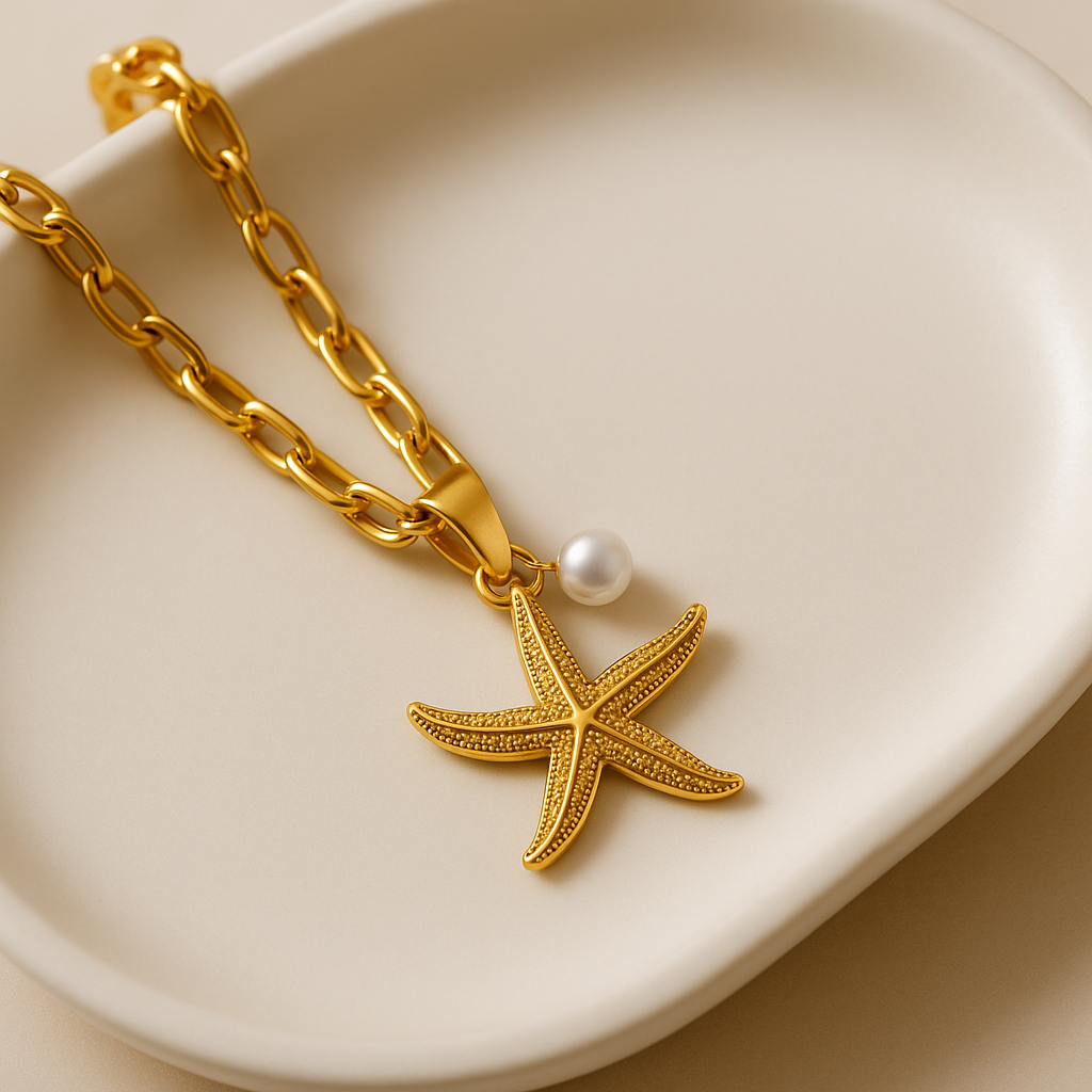18k Pearl Charm Pendant