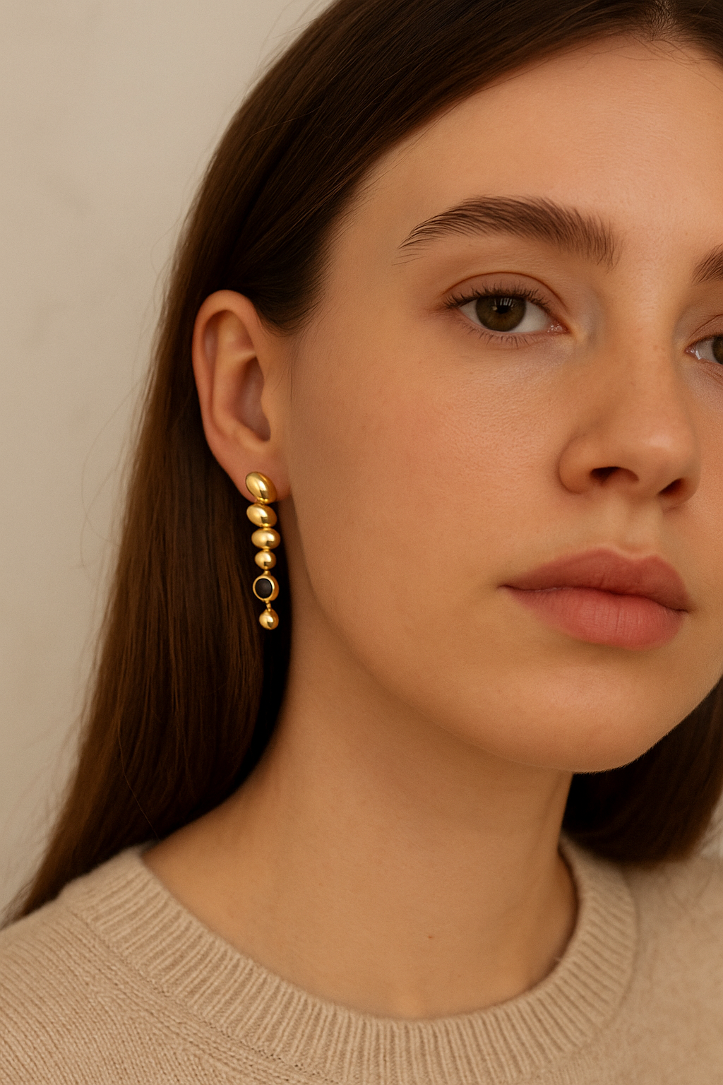 Black Blues Earrings