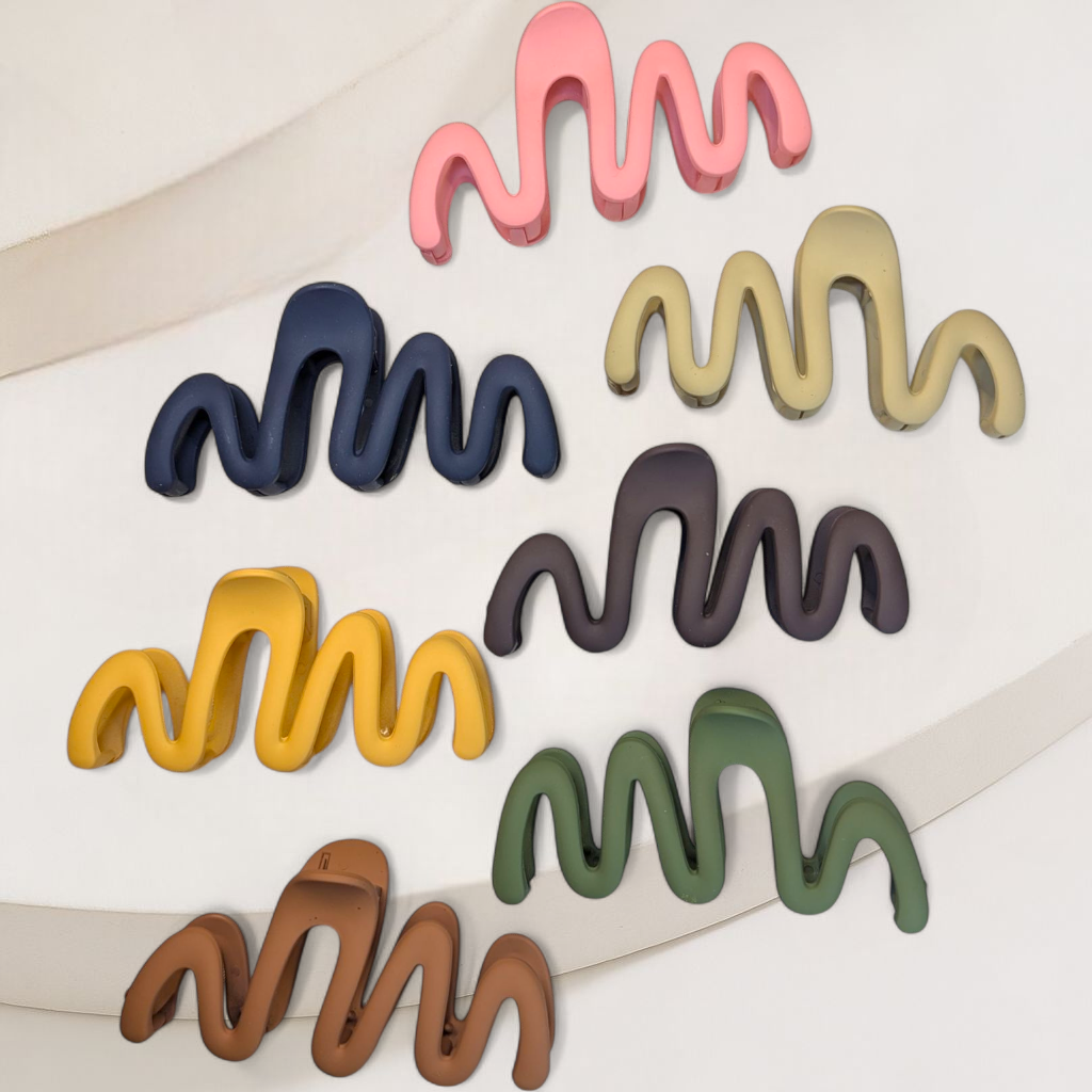 Wavy Claw Clip large