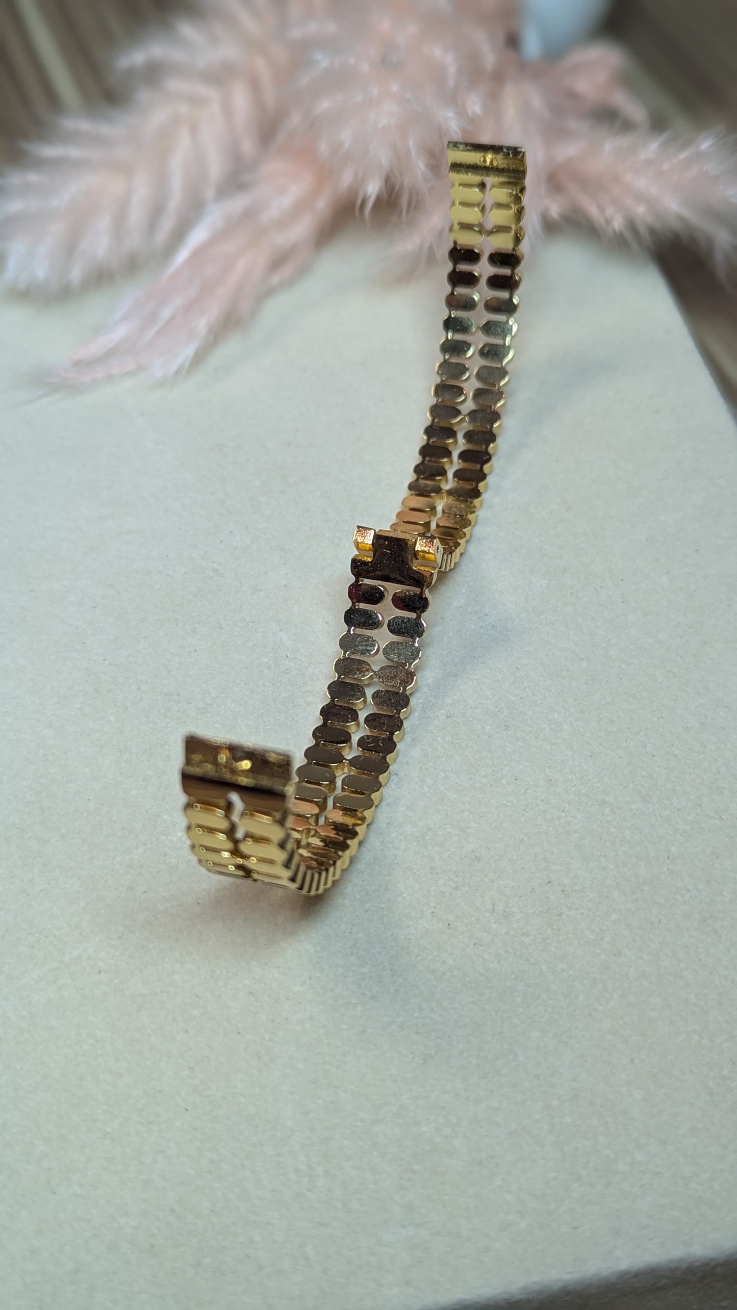 TileWeave Gold Bracelet