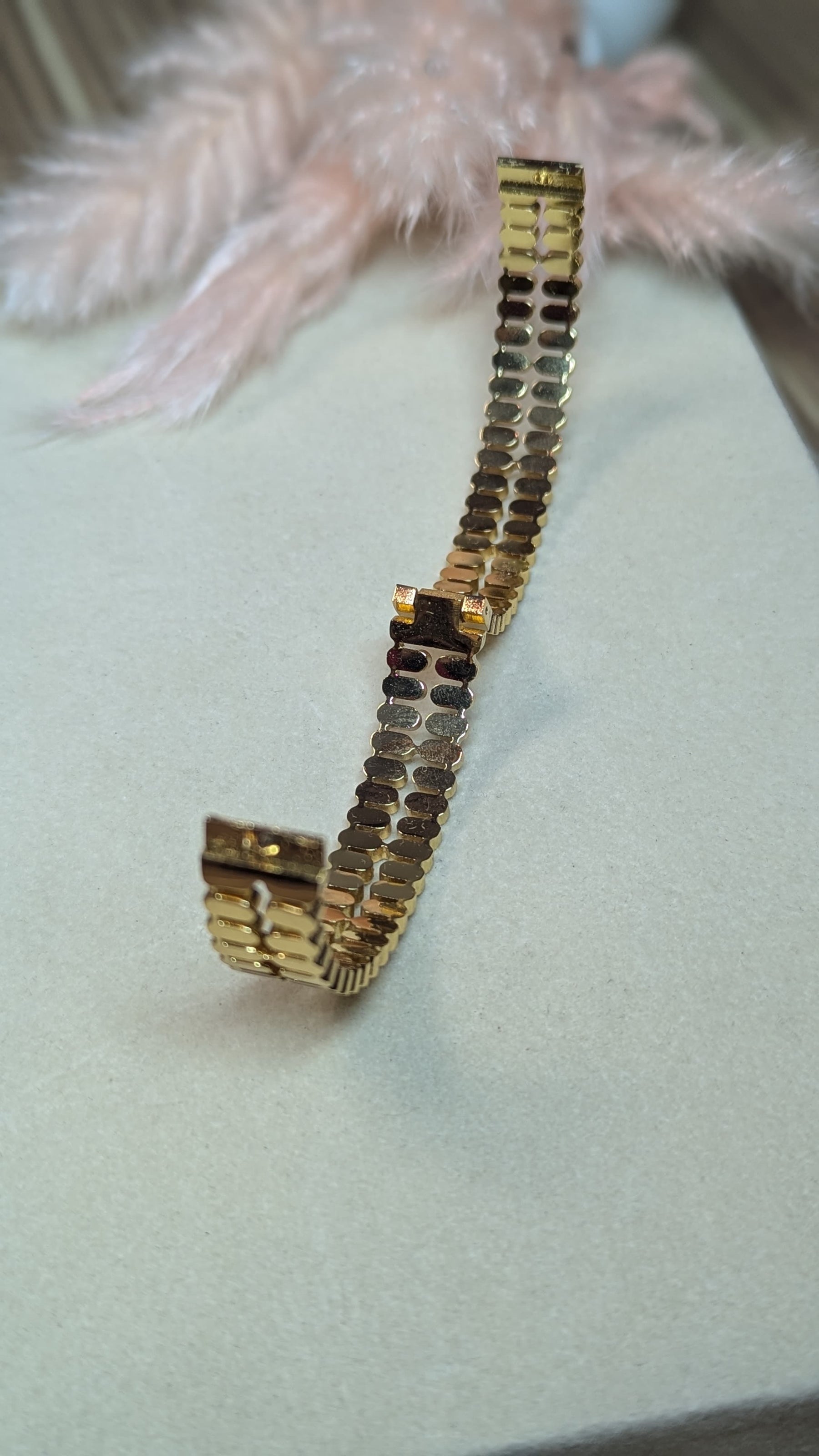 TileWeave Gold Bracelet