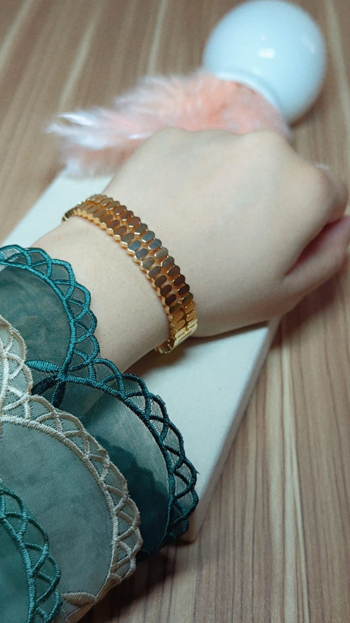 TileWeave Gold Bracelet