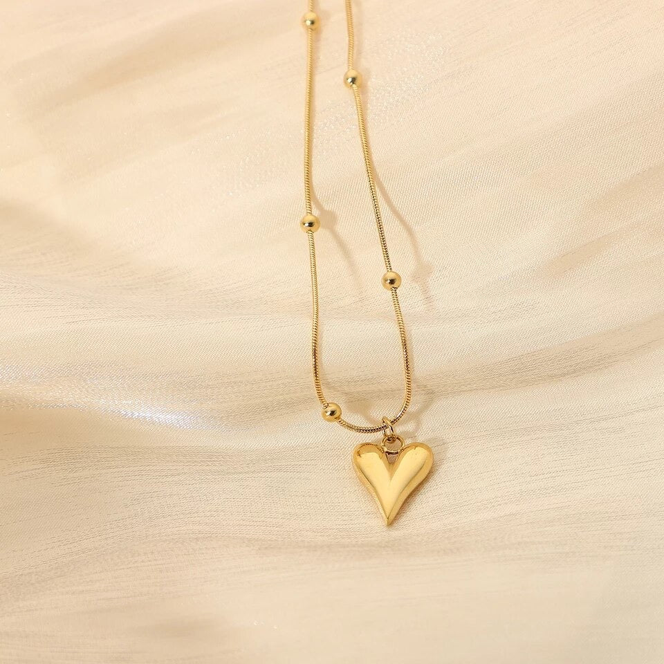 18k Heart pendant