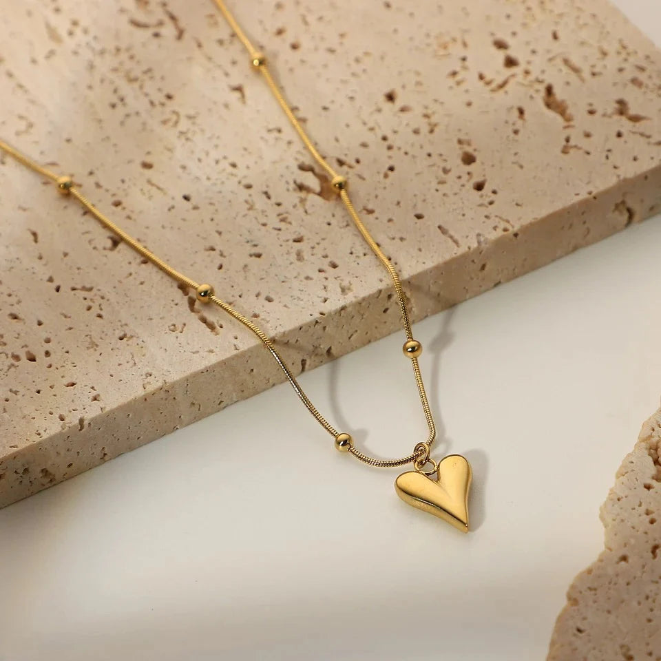 18k Heart pendant