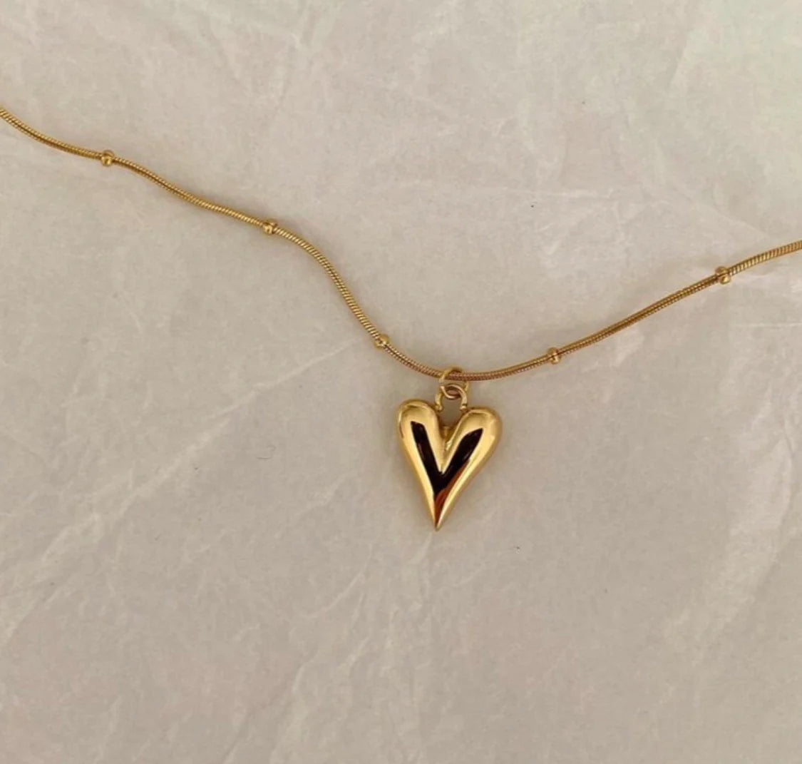 18k Heart pendant