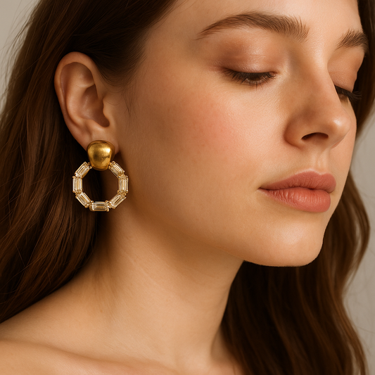 Hallow Circle Earrings
