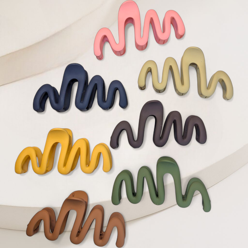 Wavy Claw Clip large