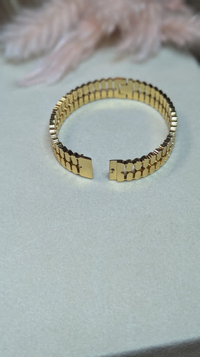 TileWeave Gold Bracelet